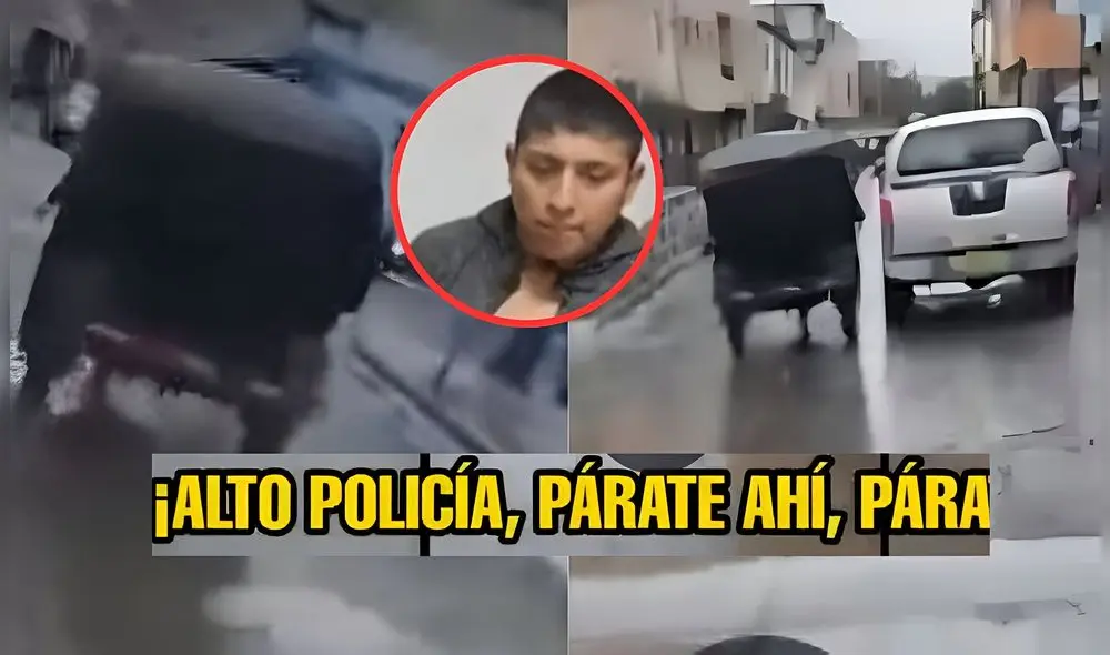 Criminales son capturados durante persecución a balazos en La Victoria. Foto: CDN/ATV Criminales son capturados durante persecución a balazos en La Victoria. Foto: CDN/ATV