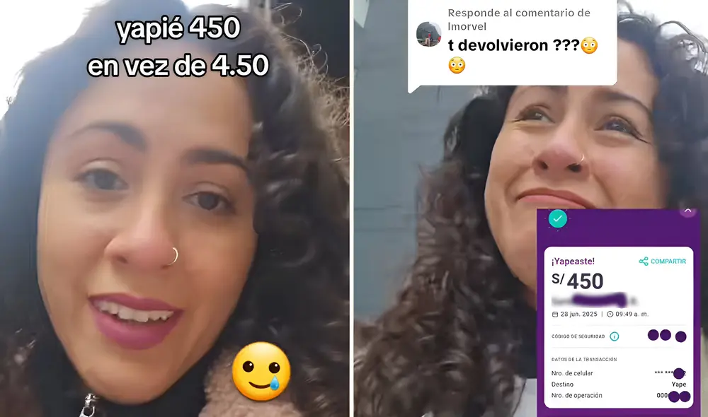 "Cuando haces las cosas bien, te tienen que pasar cosas buenas", reflexionó usuaria peruana tras recuperar su dinero. Foto: composición LR/@mariellymc/ TikTok "Cuando haces las cosas bien, te tienen que pasar cosas buenas", reflexionó usuaria peruana tras recuperar su dinero. Foto: composición LR/@mariellymc/ TikTok