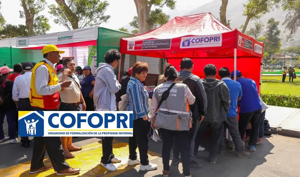 Cofopri anuncia el empadronamiento de de lotes en varias regiones del Perú durante julio de 2025.