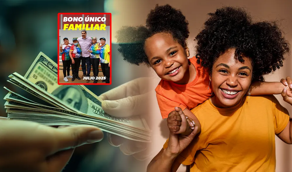 El Sistema Patria aumentó el monto del bono Único Familiar de julio 2025. Foto: composición LR/Freepik/Patria El Sistema Patria aumentó el monto del bono Único Familiar de julio 2025. Foto: composición LR/Freepik/Patria