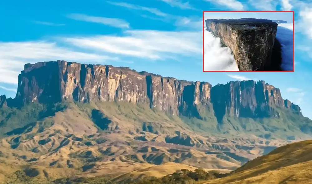 El Monte Roraima es considerado la montaña más antigua del mundo y se ubica en la zona fronteriza de tres países de Sudamérica. Foto: composición LR/ Viajar - El Periódico/CuriosoTeatro Global El Monte Roraima es considerado la montaña más antigua del mundo y se ubica en la zona fronteriza de tres países de Sudamérica. Foto: composición LR/ Viajar - El Periódico/CuriosoTeatro Global