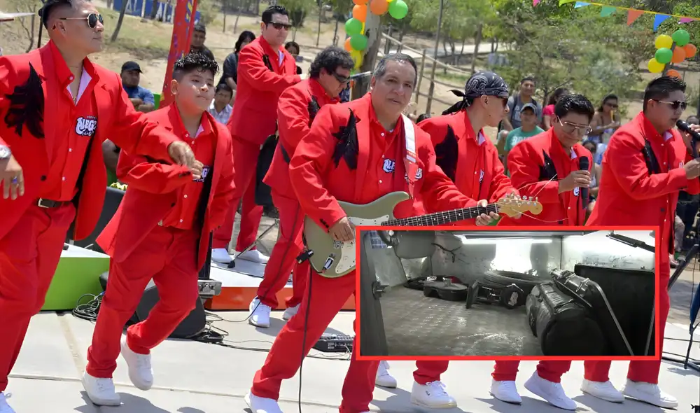 Según miembros, la puerta de la bodega del bus no tenía signos de haber sido forzada. Foto: Composición LR/24 Horas