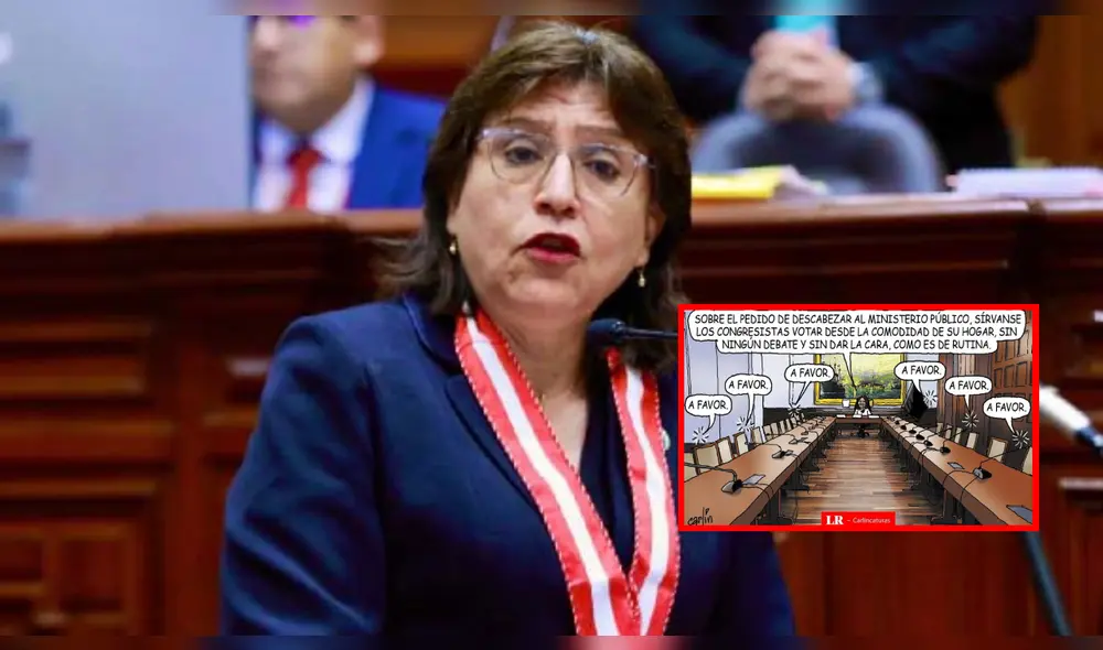 Carlincatura expone proyecto que busca descabezar al Ministerio Público. Foto: composición LR Carlincatura expone proyecto que busca descabezar al Ministerio Público. Foto: composición LR