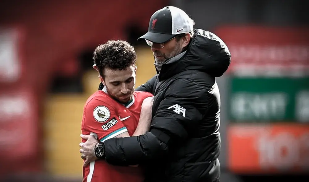 Jürgen Klopp dirigió a Diogo Jota durante su recordado paso por el Liverpool. Foto: Instagram