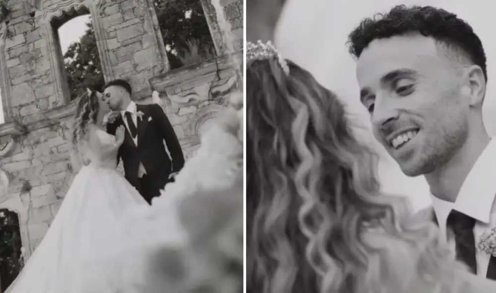 Diogo Jota se casó con Rute Cardoso el 22 de junio en Portugal. Foto: composición LR/Instagram/@diogoj_18 Diogo Jota se casó con Rute Cardoso el 22 de junio en Portugal. Foto: composición LR/Instagram/@diogoj_18