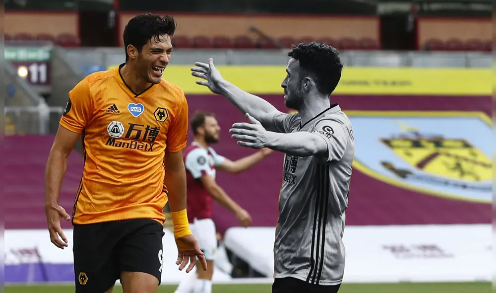 Diogo Jota y Raúl Jiménez eran grandes amigron compañeros en Wolverhampton Wanderers. Foto: Composios desde que fueción LR/ JASON CAIRNDUFF / POOL / AFP