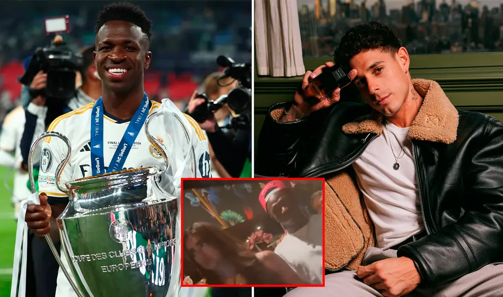 Vinicius Junior es captado junto a modelo venezolana vinculada con Hugo García: filtran sorpresivas imágenes. Foto: Composición LR/Instagram/Difusión