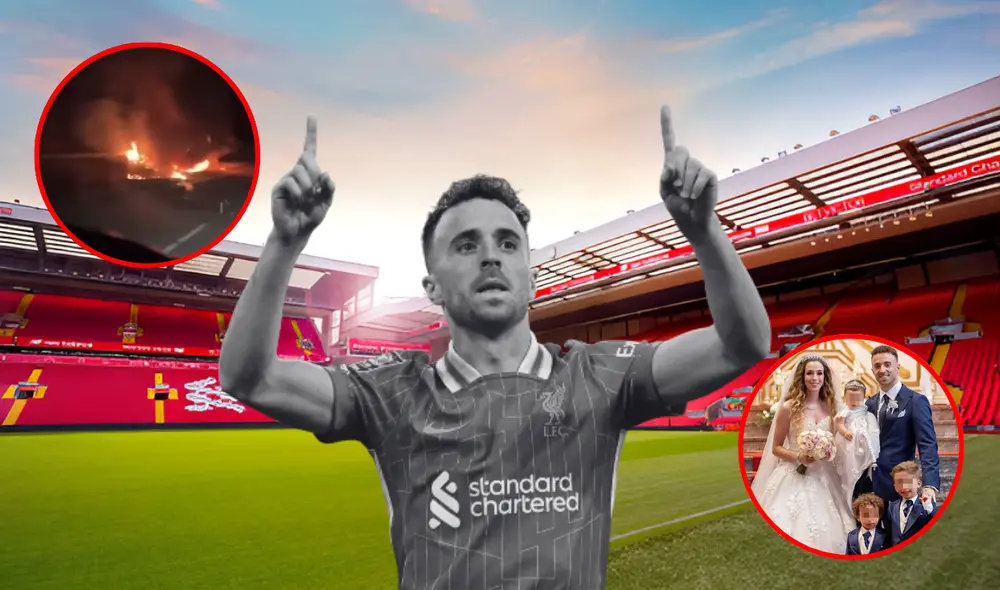 El delantero portugués, Diogo Jota, murió a los 28 años en un accidente de tránsito. Foto: Composición LR/France 24/ADN Radio/Divinity/Adobe Stock