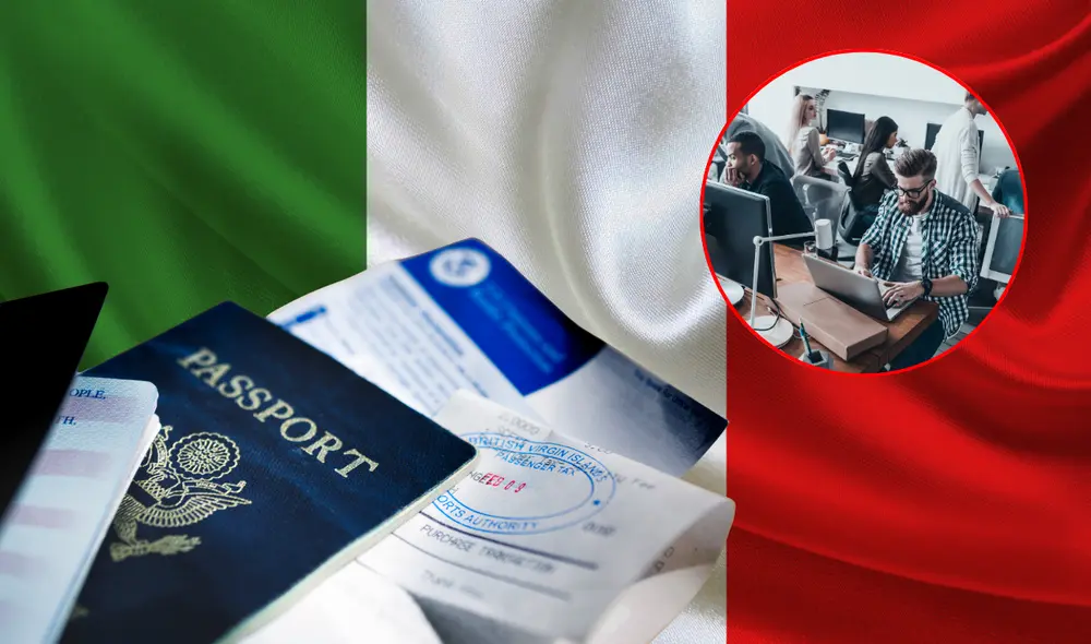 Italia facilita el trámite para gestionar visas de trabajo. Foto: Composición LR Italia facilita el trámite para gestionar visas de trabajo. Foto: Composición LR