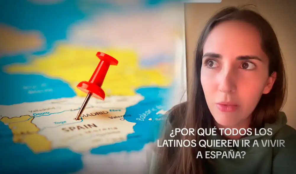 Blanca Valcázar aseguró en su cuenta de TikTok que la visión que se tiene de España en Latinoamérica es "errónea". Foto: composición LR/TikTok