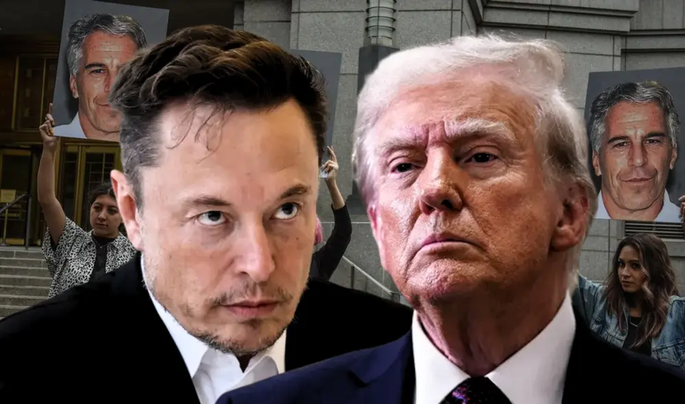 Musk volvió a señalar a Trump en la polémica por los archivos del caso Epstein. Foto: EFE/AFP Musk volvió a señalar a Trump en la polémica por los archivos del caso Epstein. Foto: EFE/AFP