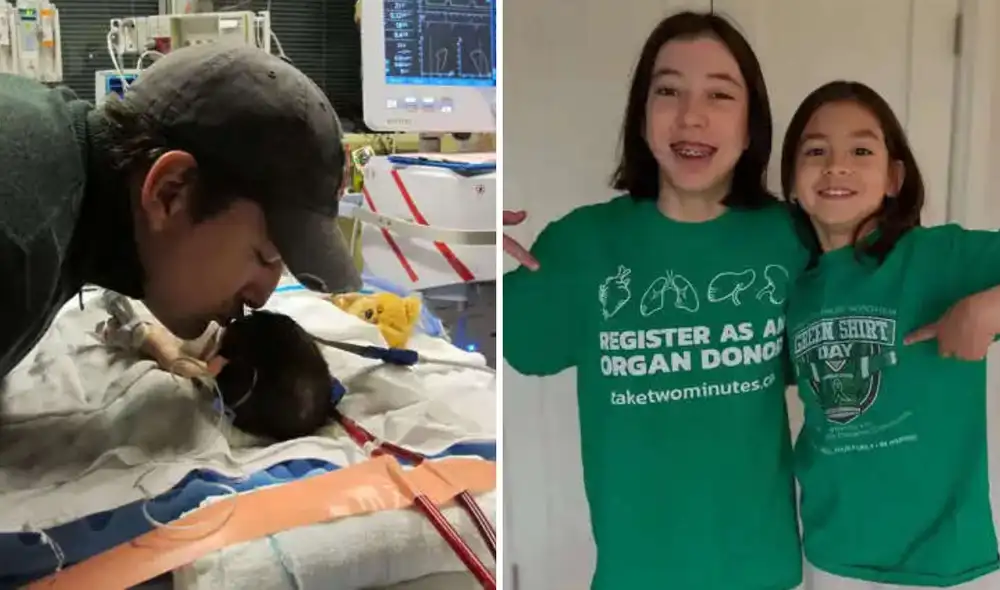 El corazón de la bebé Audrey Sullenger, fallecida a los seis días de vida, fue donado a Addison. Foto: composición LR/Facebook