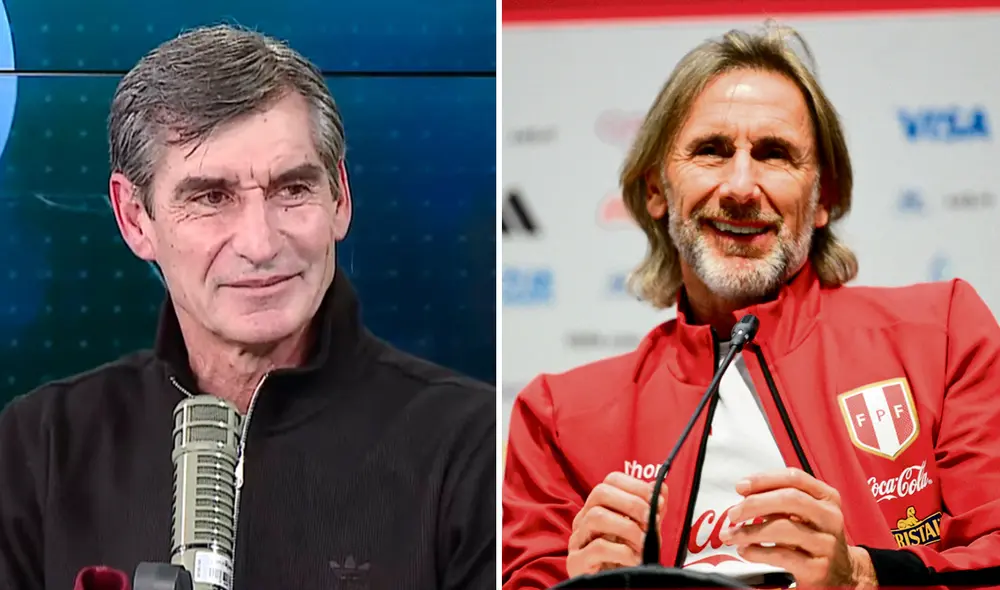 Óscar Ibáñez fue entrenador de arqueros de Ricardo Gareca desde 2019 al 2022. Foto: composición de LR/captura de RPP/FPF