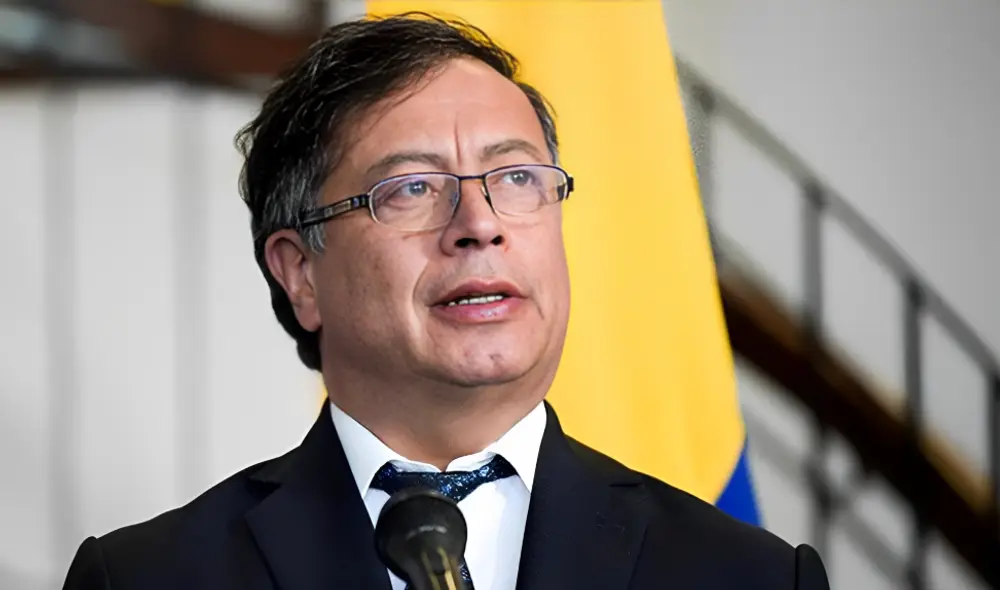 Petro cuestionó la postura de Estados Unidos durante acto oficial en Bogotá. Foto: EFE