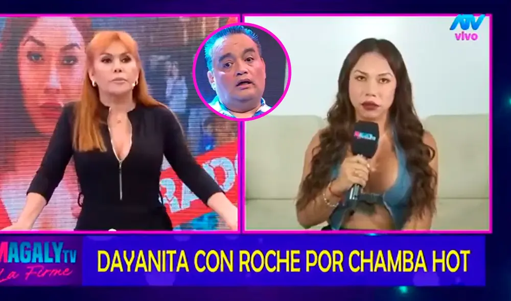 Magaly Medina estuvo cara a cara con la actriz cómica Dayanita. Foto: ATV. Magaly Medina estuvo cara a cara con la actriz cómica Dayanita. Foto: ATV.