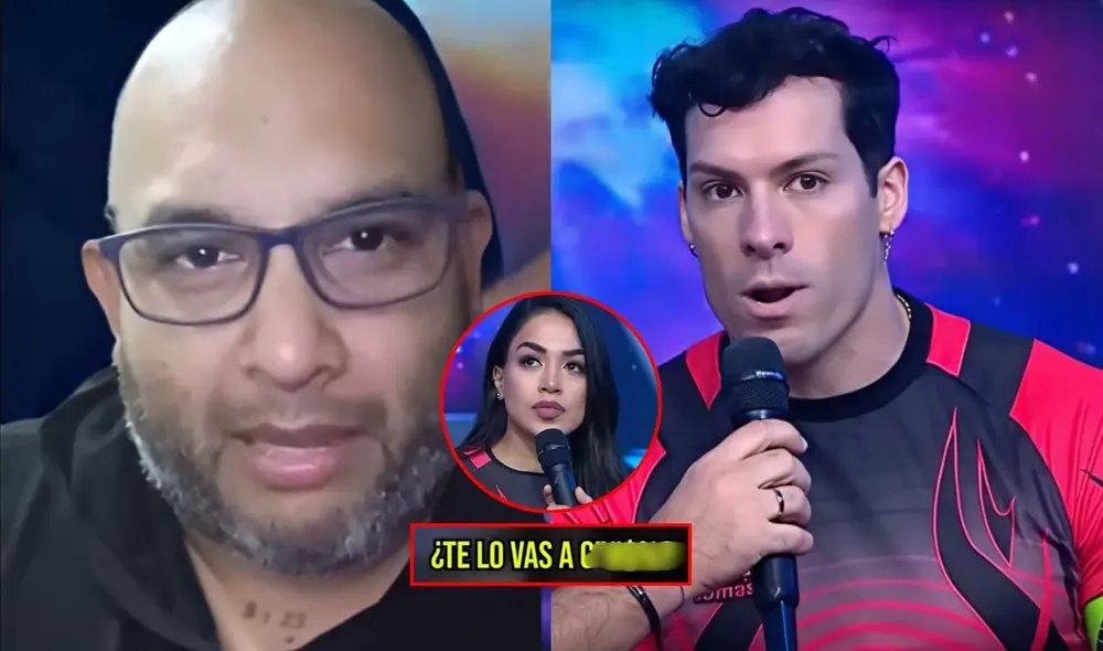 Jonathan Lara, repotero de Magaly Medina, le respondió a Patricio Parodi. Foto: Composición LR/AméricaTV/TikTok