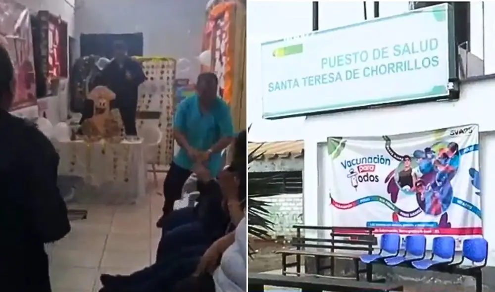 Escándalo en posta médica de Chorrillos por fiesta en horario laboral Escándalo en posta médica de Chorrillos por fiesta en horario laboral