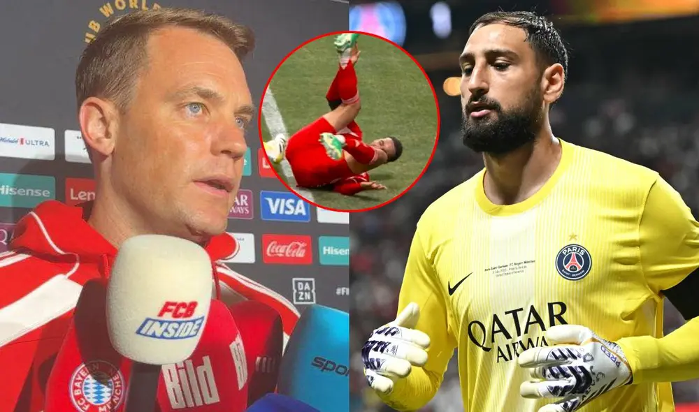 PSG y Bayern Múnich jugaron en el Mercedes-Benz Stadium. Foto: composición LR/AFP/captura de DSports