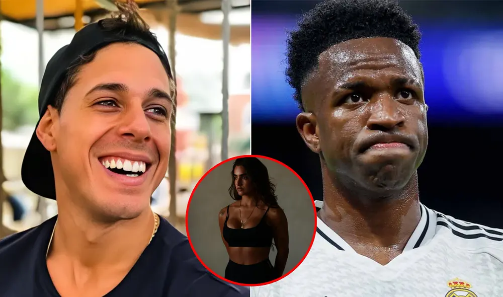 Hugo García hace polémico TikTok en medio de salidas entre Vinicius Jr. e Isabella Ladera. Foto: Composición LR/Instagram