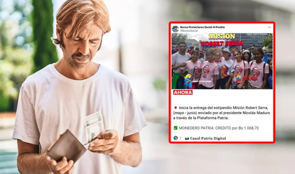 El Bono Robert Serra no es un bono mensual. Foto: composiciónLR/Patria El Bono Robert Serra no es un bono mensual. Foto: composiciónLR/Patria