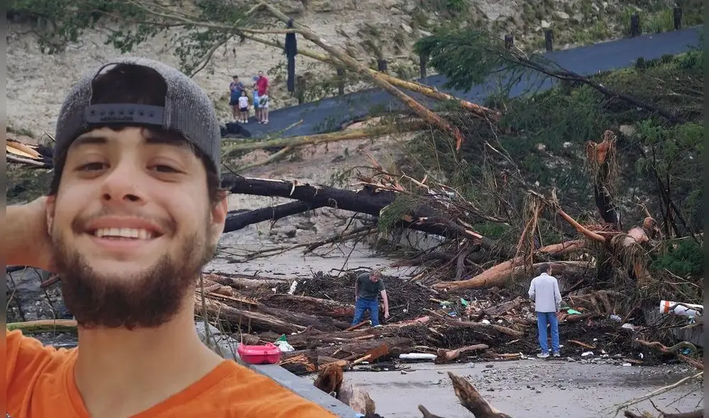 Julian Ryan dio su vida por su familia durante las inundaciones en Texas y dejó un último mensaje que conmovió a todo un país. Foto: Composición LR Julian Ryan dio su vida por su familia durante las inundaciones en Texas y dejó un último mensaje que conmovió a todo un país. Foto: Composición LR