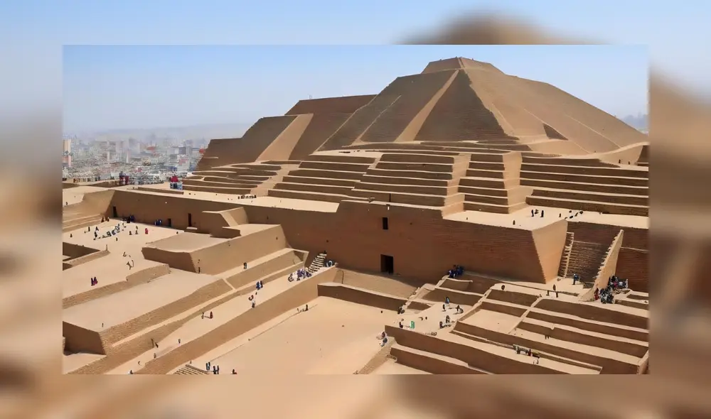 Huaca Pucllana, un centro ceremonial de la cultura Lima.