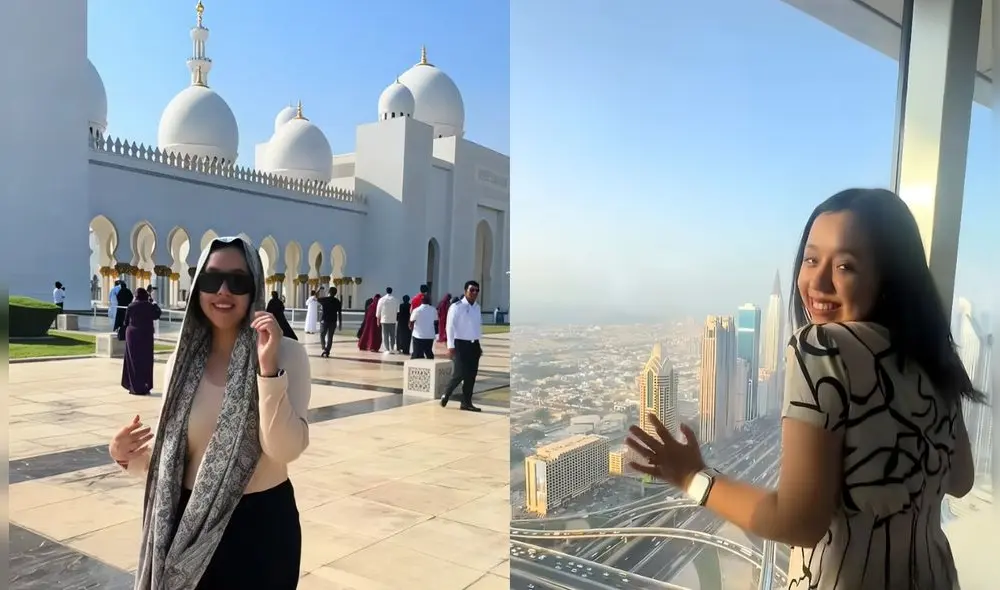 Comida por $3, transporte por $1 y hoteles desde 91 soles: así es Dubái con bajo presupuesto, según la peruana Yasire Abigail. Foto: Composición LR/ @yasire_abigail Comida por $3, transporte por $1 y hoteles desde 91 soles: así es Dubái con bajo presupuesto, según la peruana Yasire Abigail. Foto: Composición LR/ @yasire_abigail