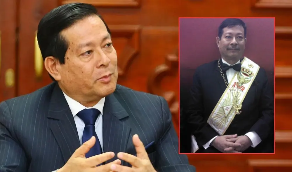 Eduardo Arana es parte de la logia masónica | Composición: LR. Eduardo Arana es parte de la logia masónica | Composición: LR.