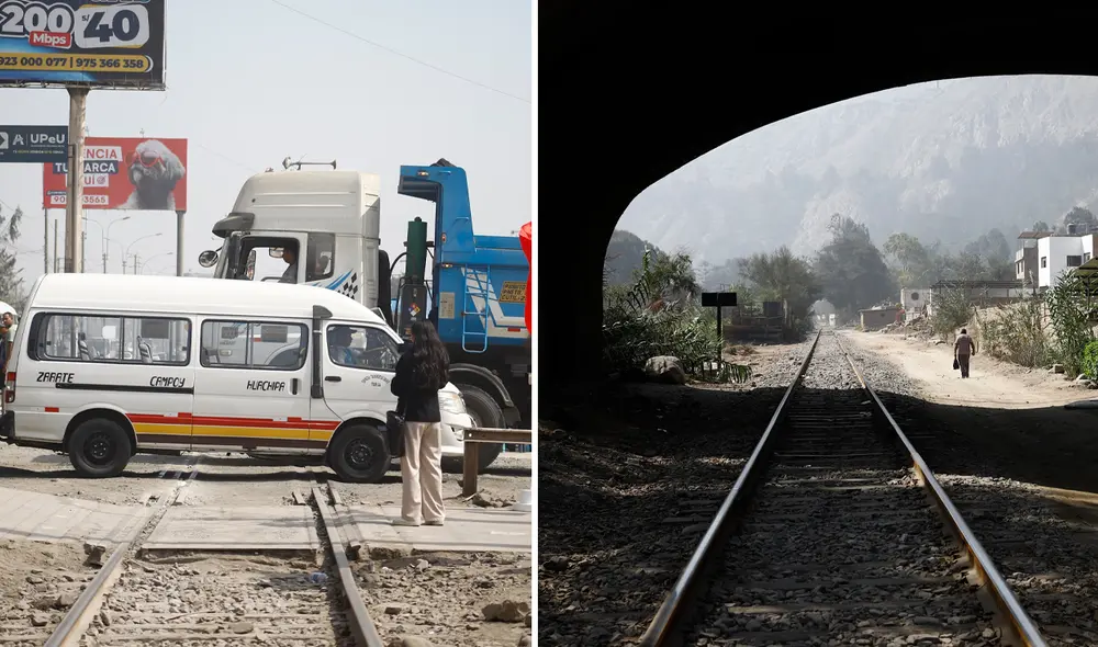 Especialistas y asociaciones de Lima señalan que las vías del tren están en muy mal estado. Foto: Composición LR/Sebastián Blanco