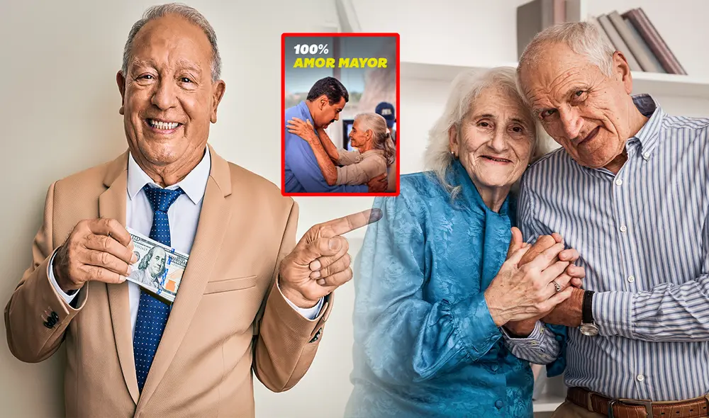 Para consultar Amor Mayor, ingresa al Sistema Patria y acepta la pensión en la pestaña protección social. Foto: composición LR/Freepik/Patria Para consultar Amor Mayor, ingresa al Sistema Patria y acepta la pensión en la pestaña protección social. Foto: composición LR/Freepik/Patria