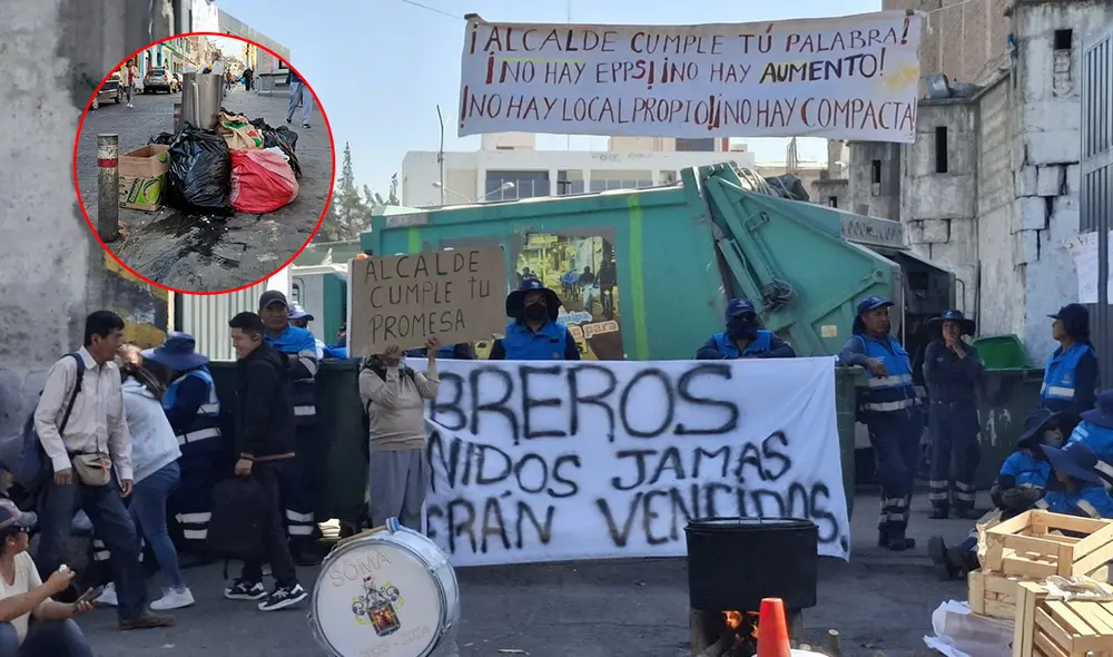 Medida de lucha afecta el recojo de 80 toneladas de basura. Medida de lucha afecta el recojo de 80 toneladas de basura.