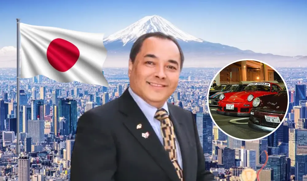 Alberto Aizawa pasó dificultades económicas en Perú y hoy triunfa con su empresa automotriz en Japón. Foto: Composición LR/Pinterest/Tripadvisor/Japón Alternativo/Aizawa/