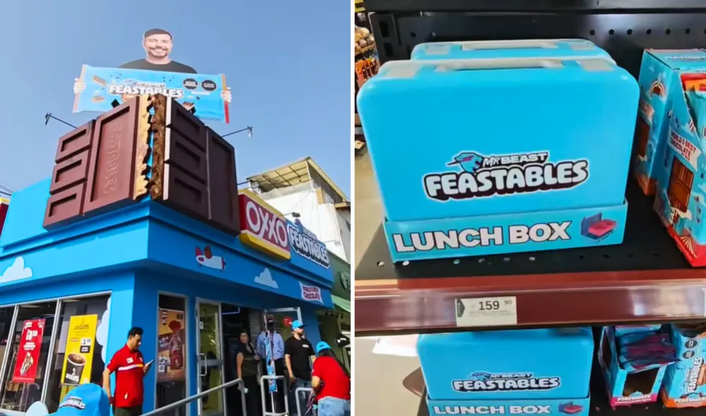 El tiktoker peruano visitó la primera tienda temática de MrBeast en Surco.