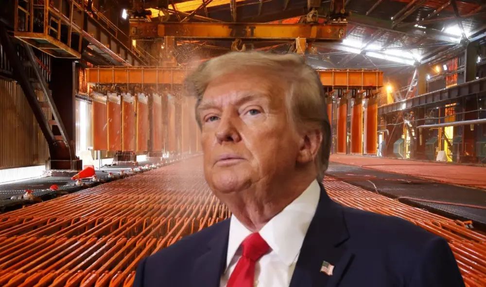 Donald Trump busca presionar a sectores clave para reindustrializar la economía y frenar la dependencia externa. Foto: Andina/AFP