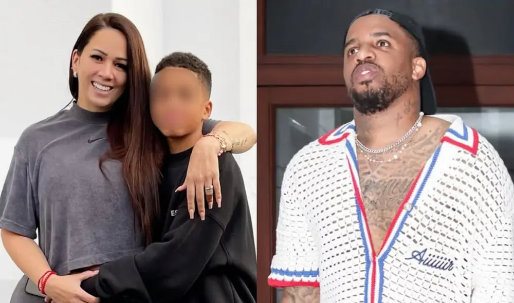 Melissa Klug se refirió a la coincidencia con Jefferson Farfán en el evento de su hijo. Foto: Composición LR/difusión