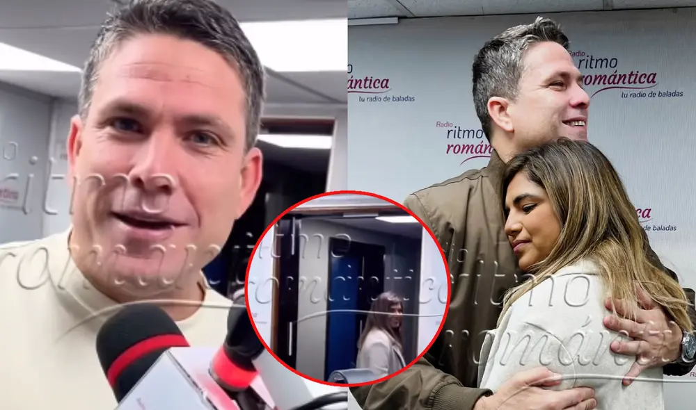 Paco Bazán y Susana Alvarado mostraron su complicidad en la radio. Foto: composición LR/Ritmo Romántica
