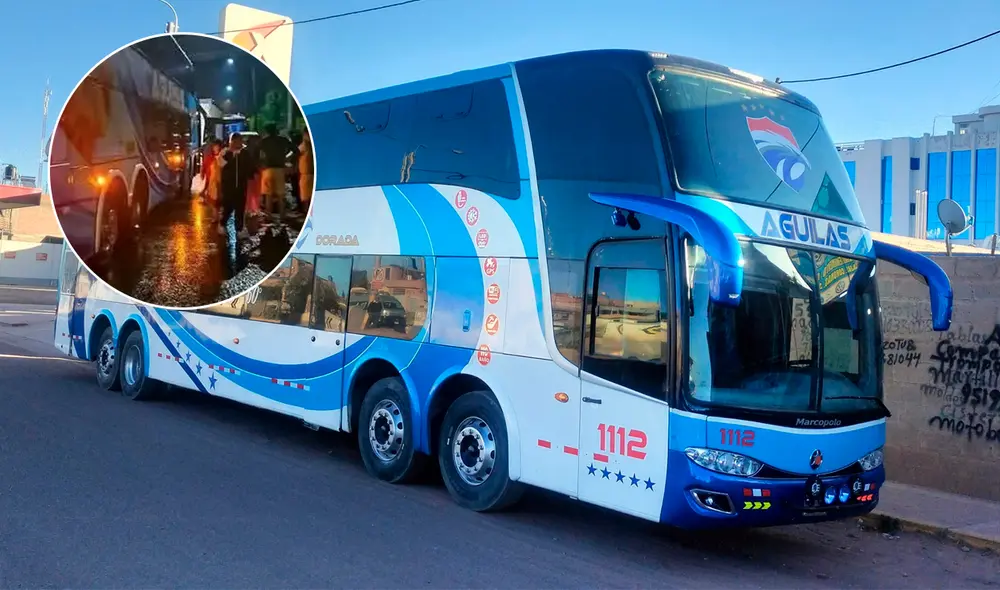 Bus recibió hasta 11 impactos de bala.