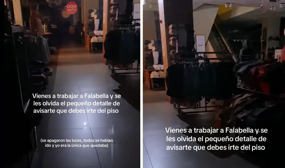 "Todos se habían ido y yo era la única ahí", contó trabajadora sobre historia viral en TikTok.