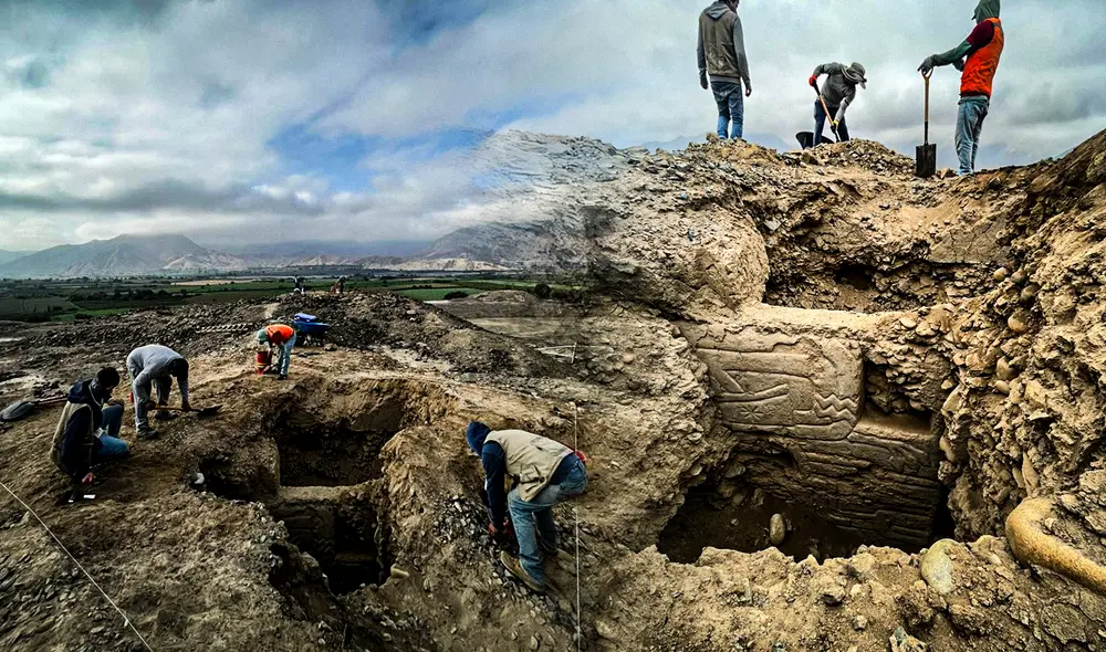 Frisos son comparables con la cultura Chavín, según experta. Foto: Gerson Cardoso/LR/PUCP