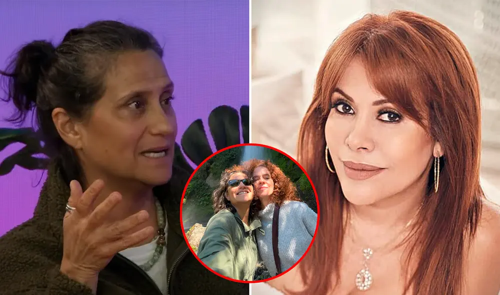 Bibiana Melzi, pareja de Pachi Valle-Riestra, revela lo que vivieron con las cámaras de Magaly tras ampay. Foto: Composición LR/captura LR+/Instagram