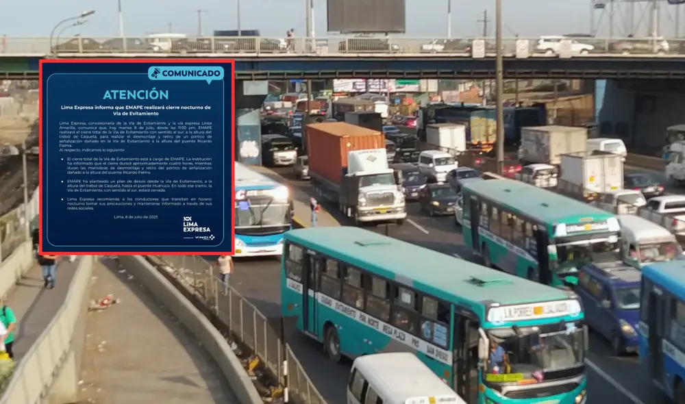 Cierran Vía de Evitamiento por trabajos tras volcadura de camión. Foto: Composición LR