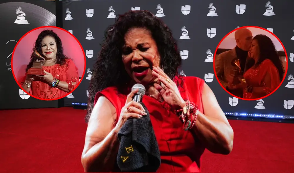 Eva Ayllón recibió el Latin Grammy por Excelencia Musical en 2019 y se convirtió en la primera peruana en obtenerlo. Foto: Composición LR/Eva Ayllón/RPP Noticias/Reuters