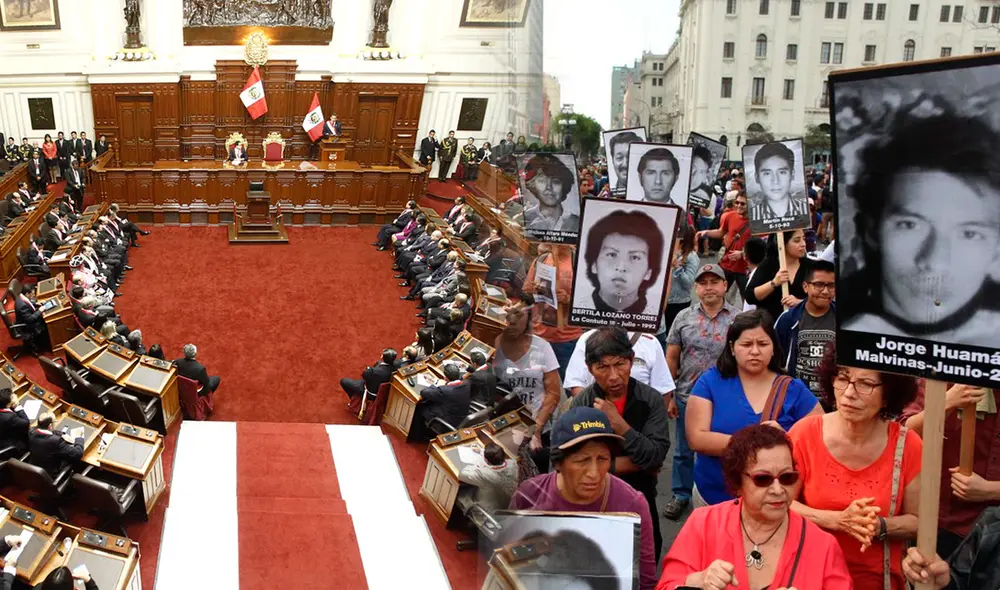 Congreso ratifica Ley de Amnistía para policías y militares. Foto: composición LR