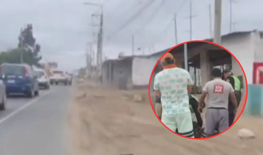 Altercado que tuvo lugar en la Panamericana Norte fue filmado por testigos.