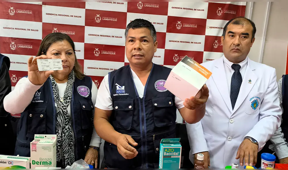 Geresa Lambayeque y Diremind incautaron una tonelada de medicamentos de dudosa procedencia. Foto: Emmanuel Moreno, La República