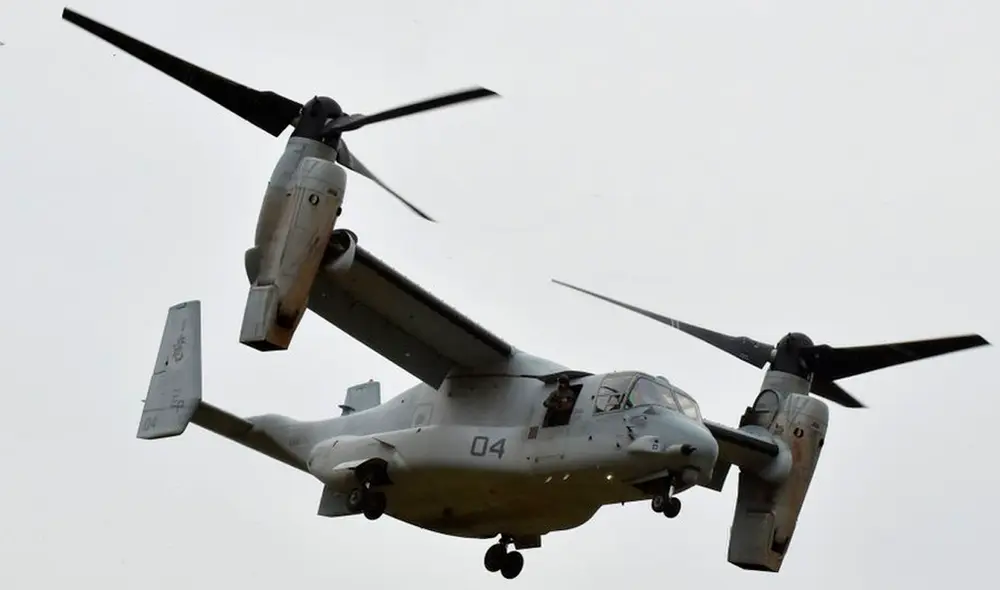 Japón desplegó las aeronaves V-22 Osprey para reforzar su capacidad defensiva. Japón desplegó las aeronaves V-22 Osprey para reforzar su capacidad defensiva.