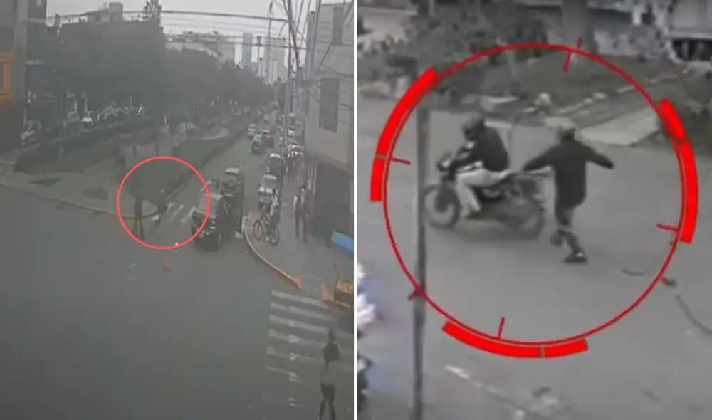 Asaltan a cambista en La Victoria. Foto: Composición LR