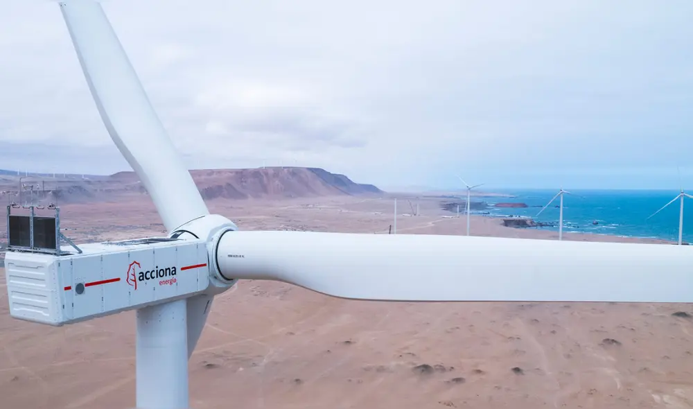 Acciona Energía en San Juan de Marcona. Foto: Acciona Energía