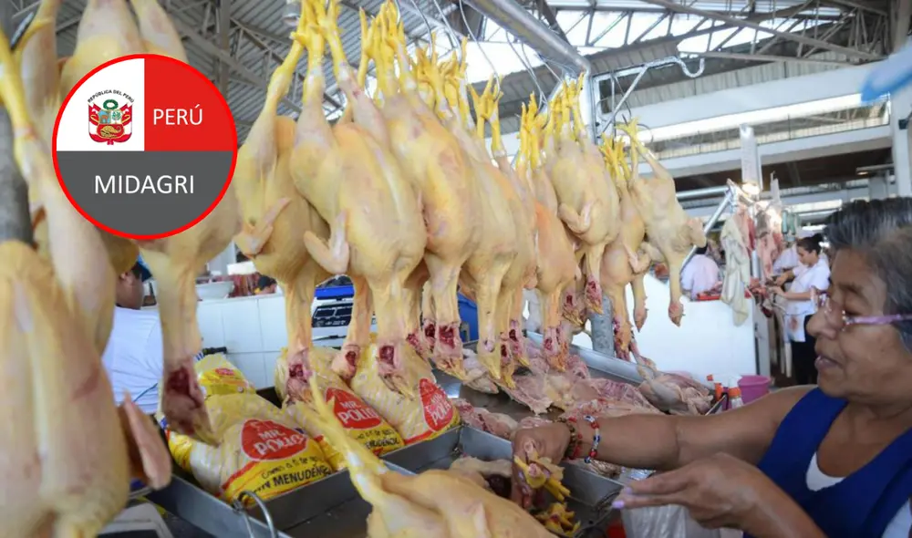 El precio del pollo en mercados minoristas de Lima Metropolitana y Callao es el doble que en los mayoristas.