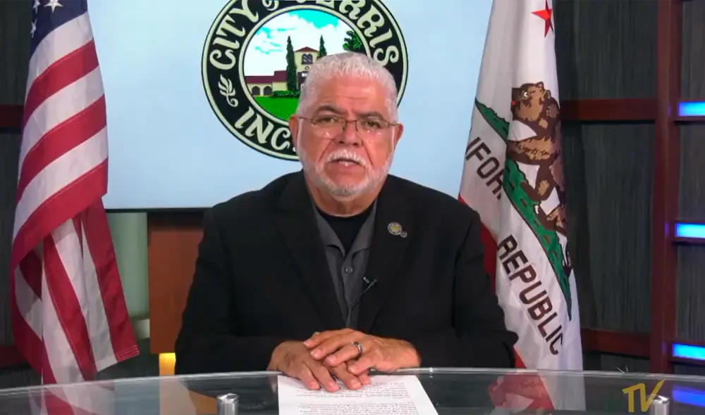 El alcalde de Perris, Michael Vargas, alertó a los residentes sobre posibles operativos de ICE.